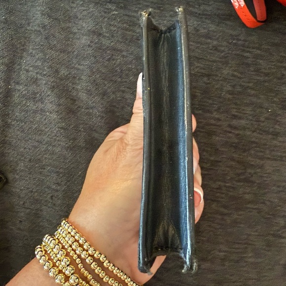 Céline authentic wallet Blue, Beige and Black leather card case - Picture 9 of 9